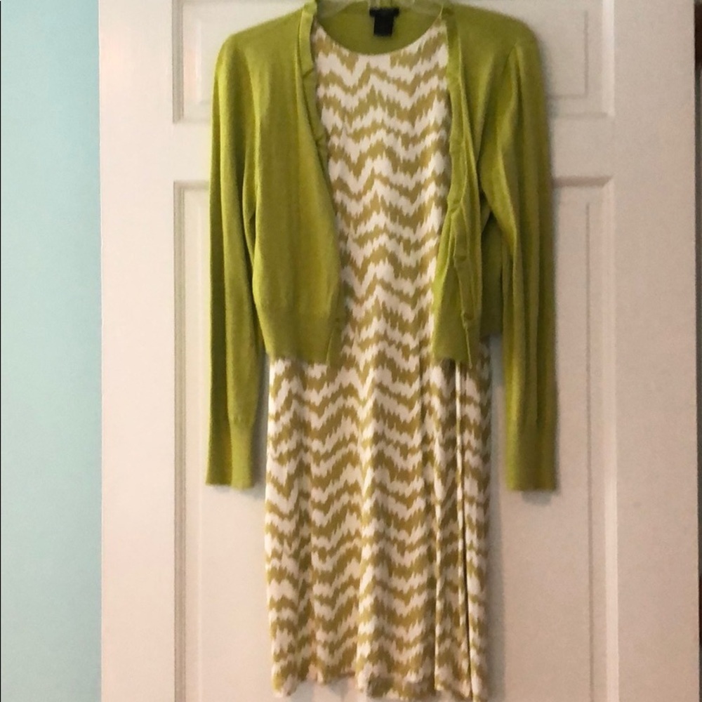 Ann Taylor Dress and Sweater Set
